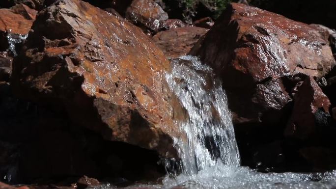 小溪流水泉水水源水资源