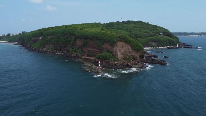 涠洲岛灯塔海边风浪海浪风景 2