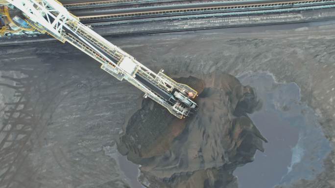 4k大型煤炭运输储存厂