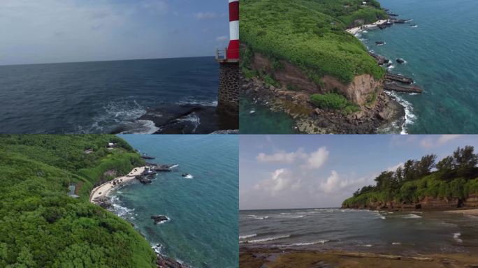 涠洲岛海边风浪火山岩风景3