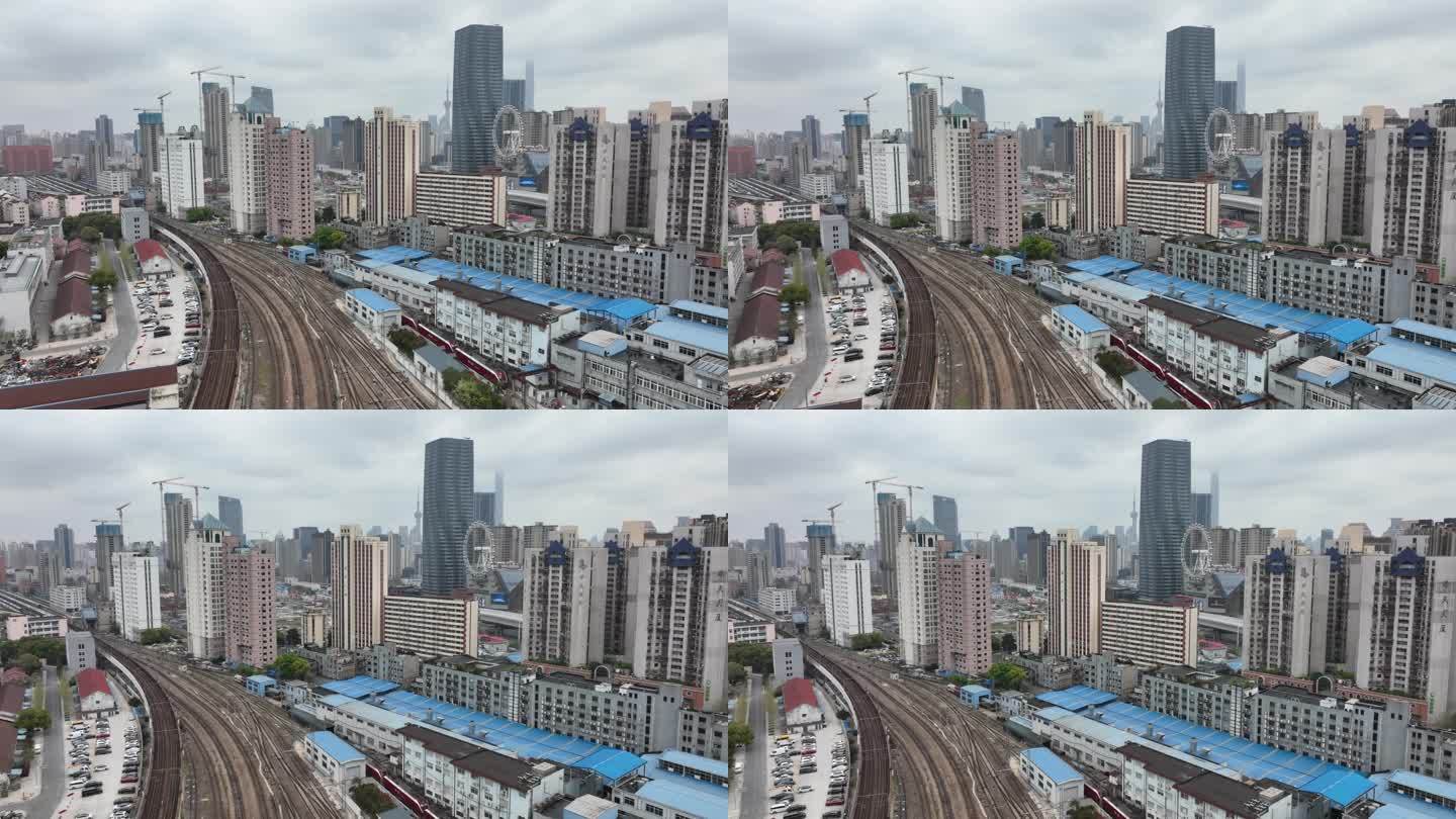 2022上海疫情封控停摆的上海火车站