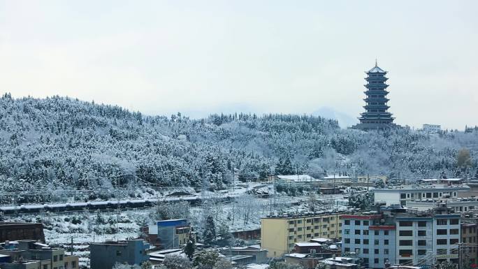 云南冬天的美丽城市