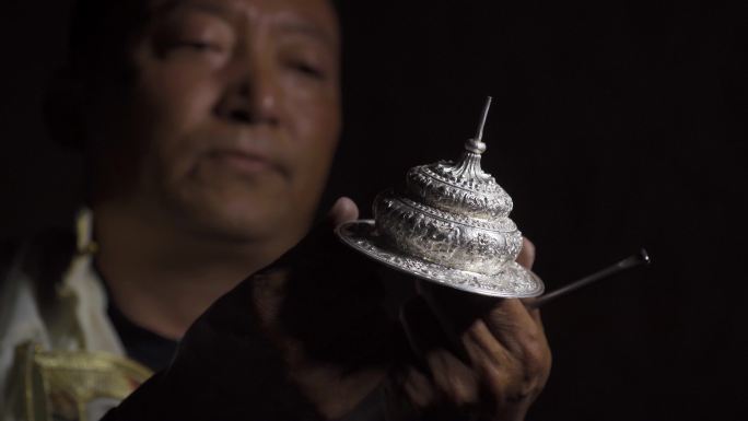 西藏银碗 制作碗 民族特色镶包银碗