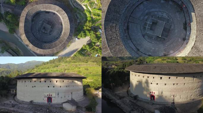 福建土楼裕昌楼村庄客家土楼群