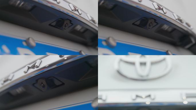 丰田汽车倒车摄像头视频素材