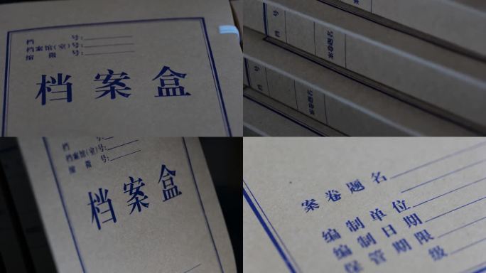 纪委警示反腐扫黑档案资料档案盒