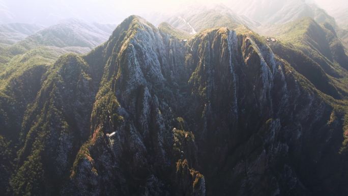 4k湖南郴州莽山大景雾凇 山水风光