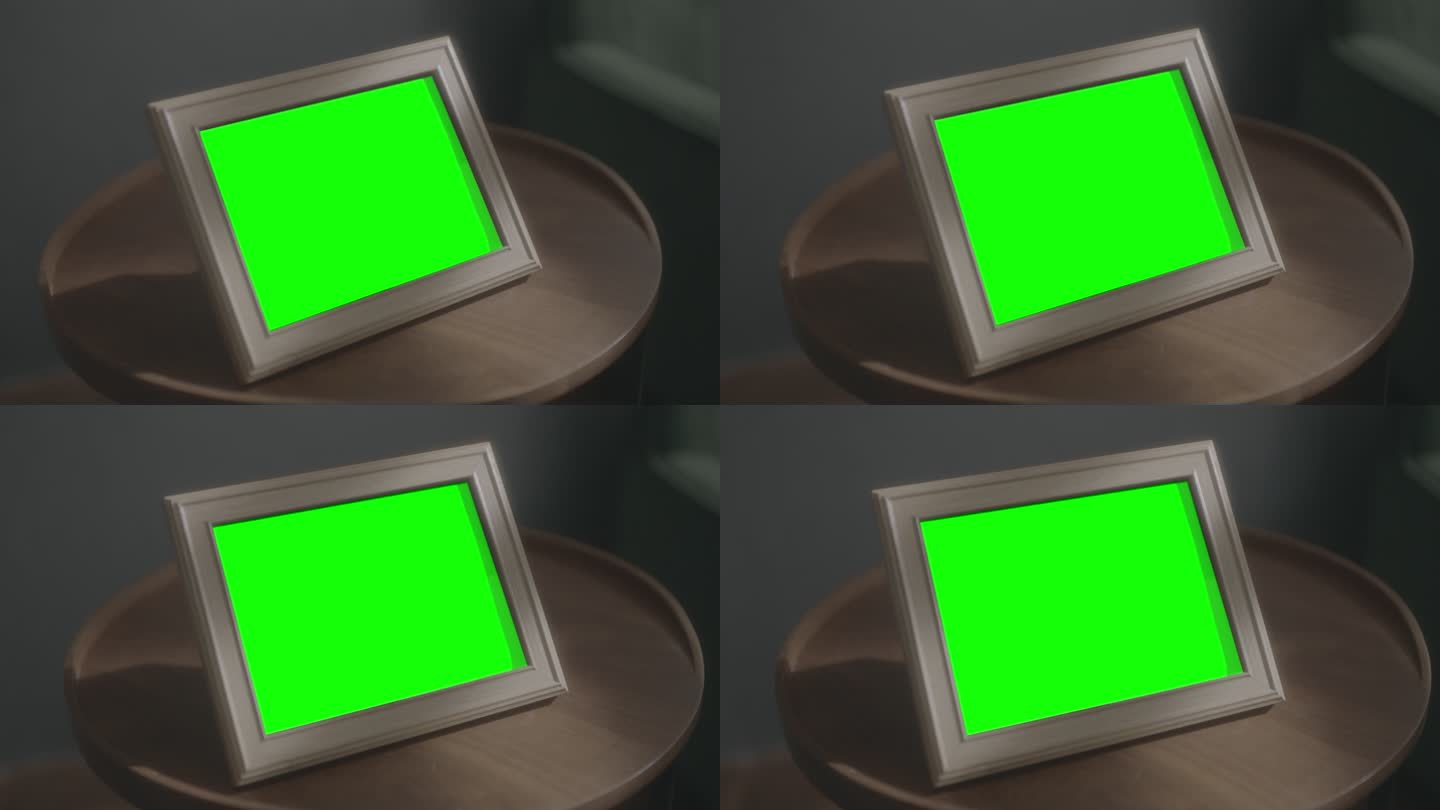 桌面相框绿屏素材