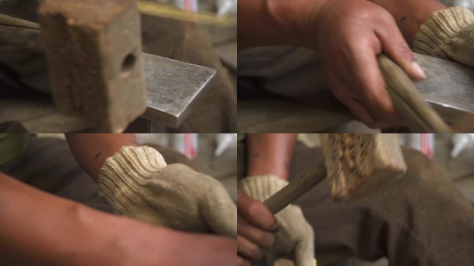 雕刻匠人 錾刻匠人  铁匠工匠