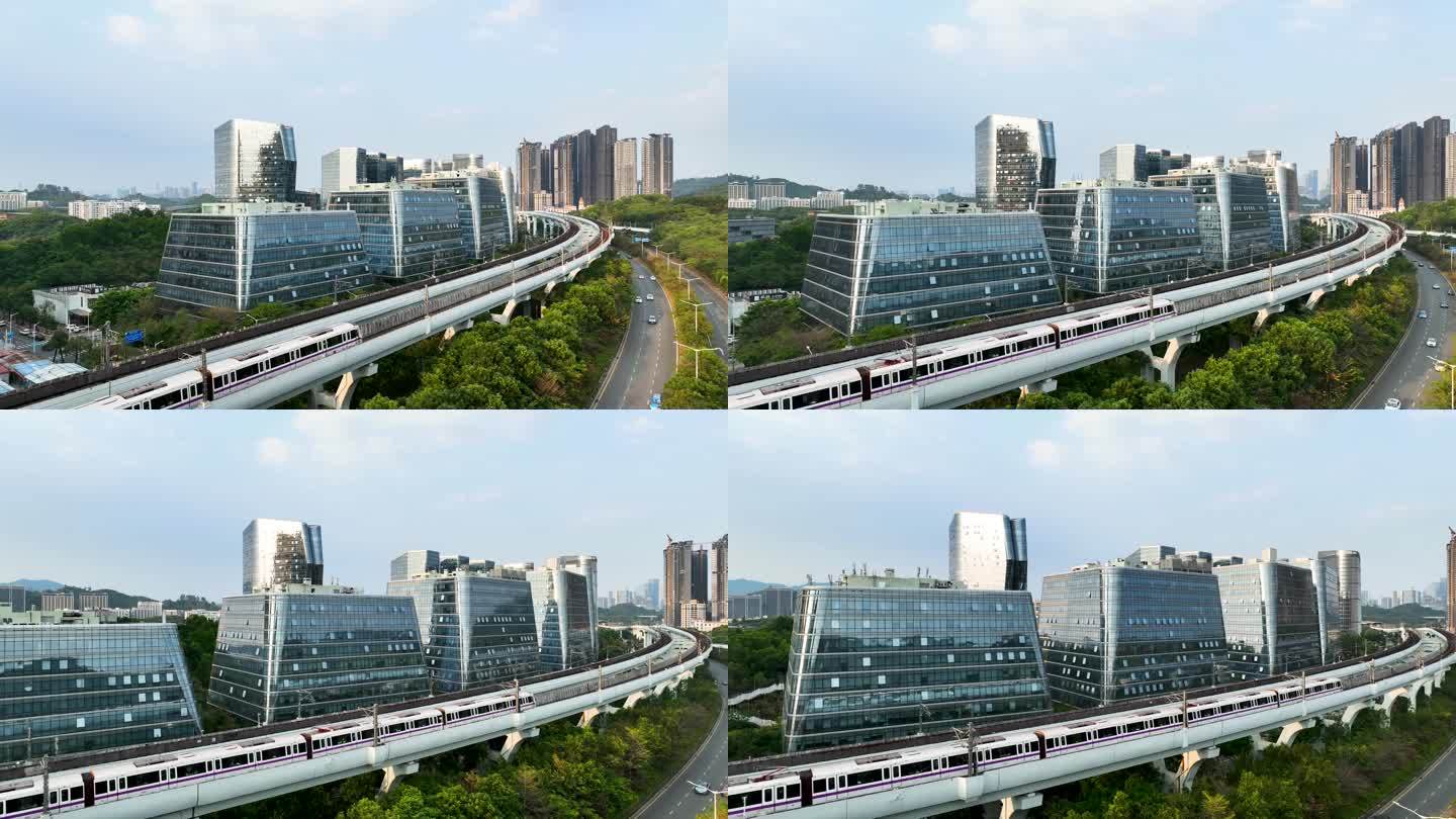 深圳 南山智园 地铁 高架桥 写字楼