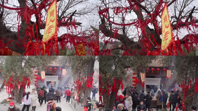 5条4K香火寺院祈福素材2