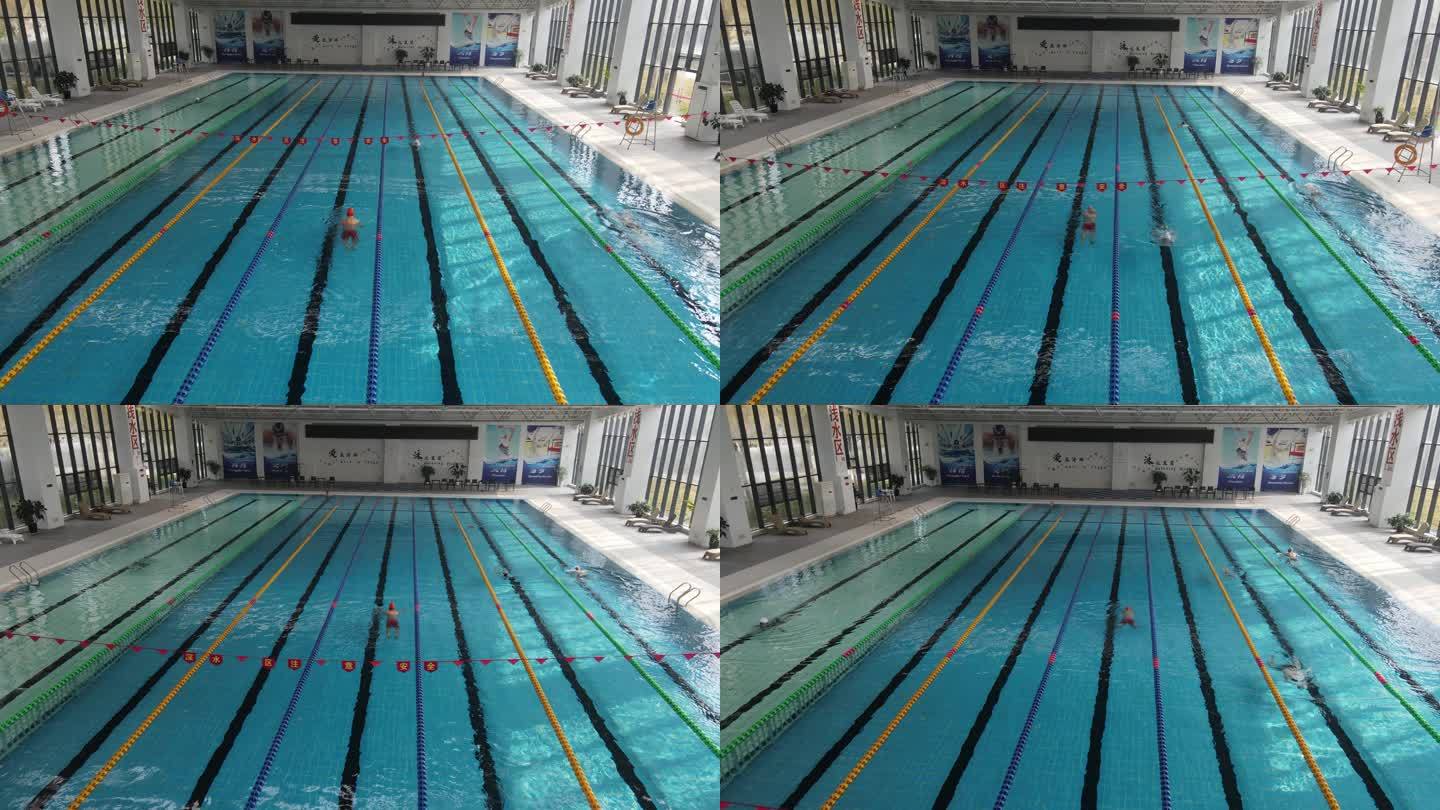 游泳池游泳深水区健身4