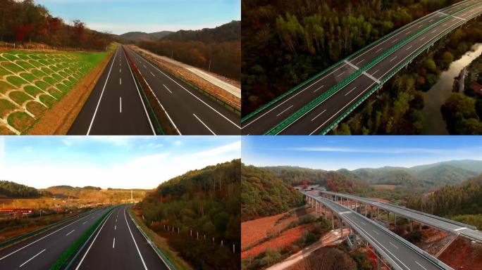 美丽中国 高速公路 风景素材