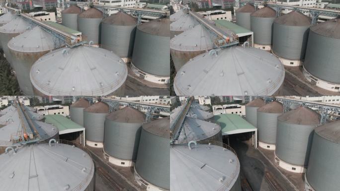 工厂生产原料储备高塔