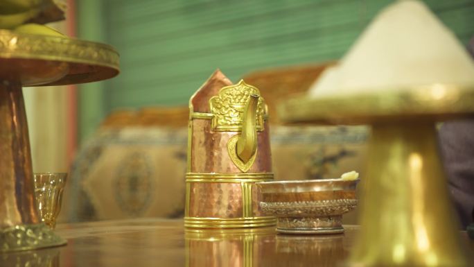 青稞银碗酒杯 西藏工艺品 锻打家用工具