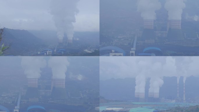 工厂排放废气