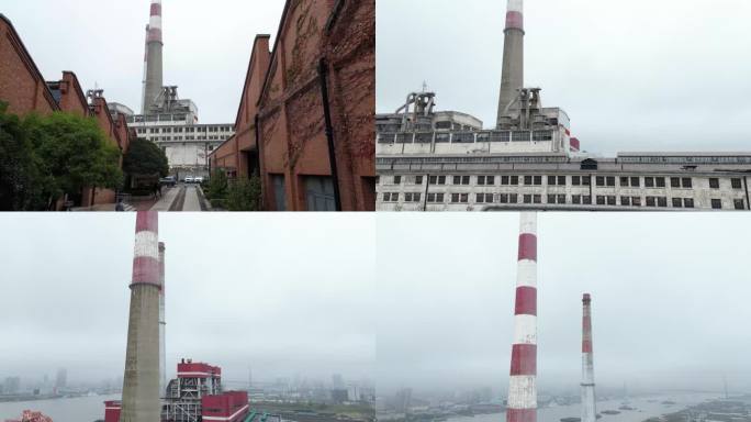 上海发电厂旧址航拍
