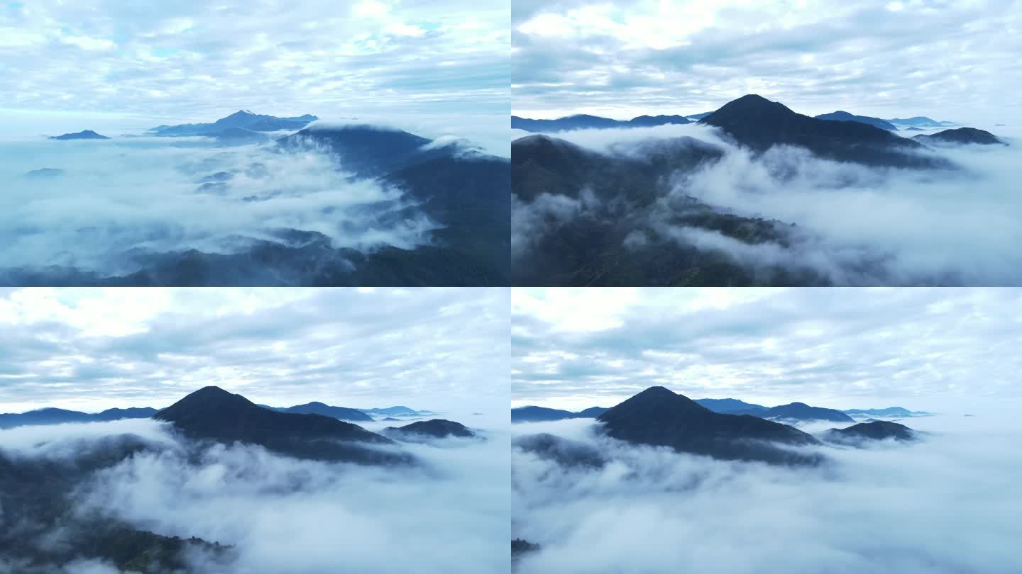 云山雾绕的大山