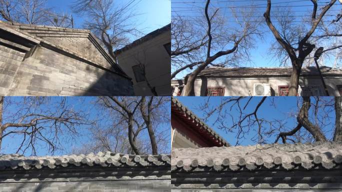 北京胡同 青砖 青砖灰瓦 北京胡同文化