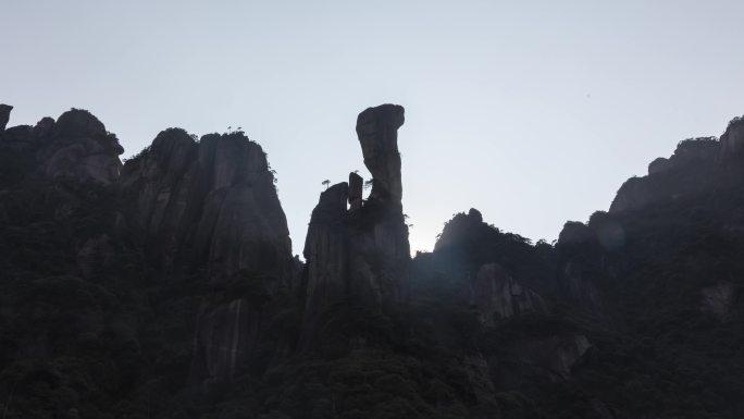 江西省上饶市玉山县三清山景区花岗岩峰林