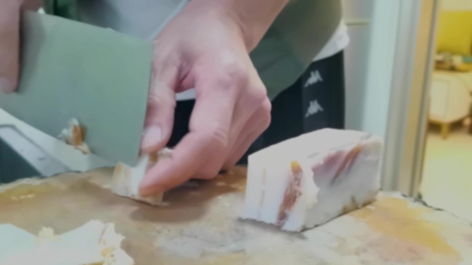 美食制作切肉视频素材