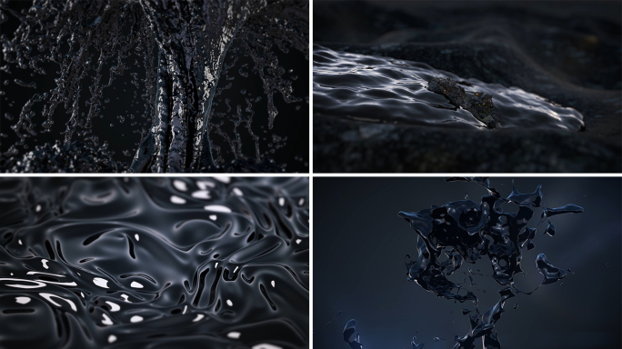 石油流体视频素材