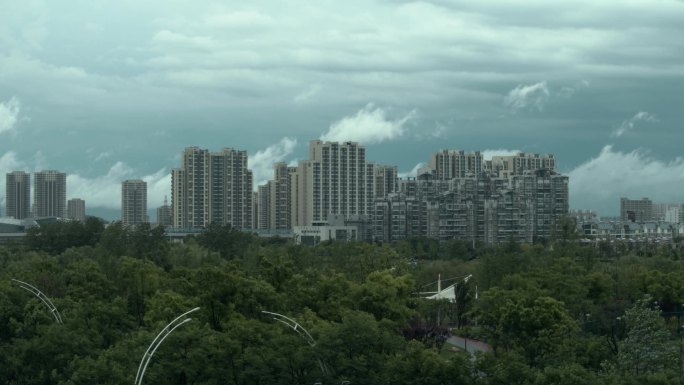 1080p南京城市风光云延时