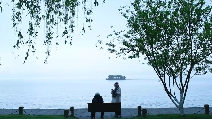 杭州西湖摇橹船4K视频合集