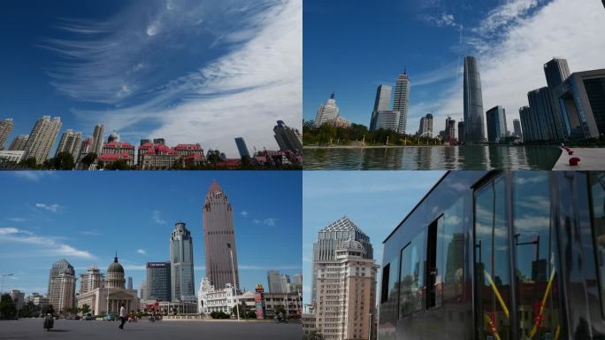 天津海河沿线及小白楼