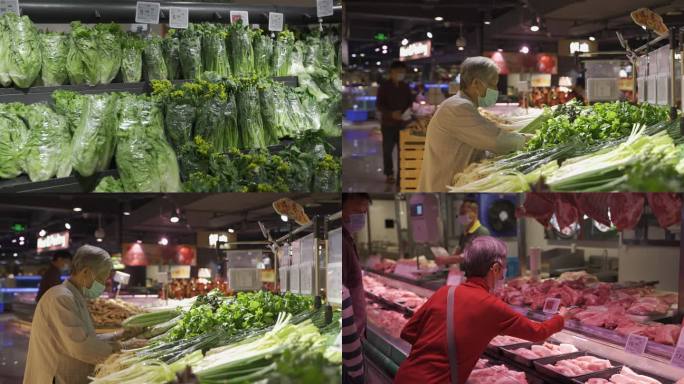 菜市场超市蔬菜水果农贸市场有机蔬菜健康