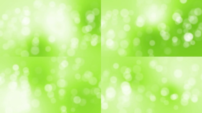 绿色光斑粒子背景