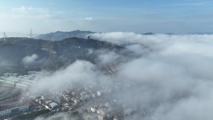 玉环 城东 白岩 云雾缭绕