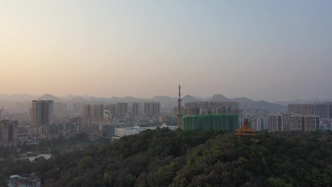 清远市 英德市 龙山公园 航拍  风景