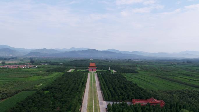 清东陵航拍