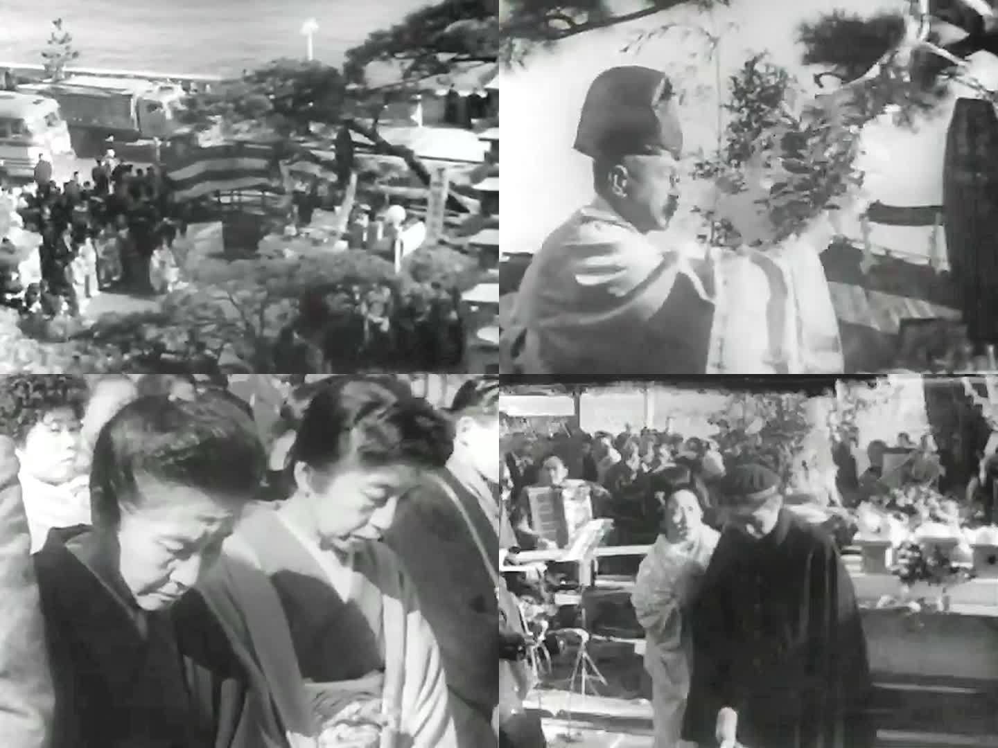 1956年日本露天话剧表演