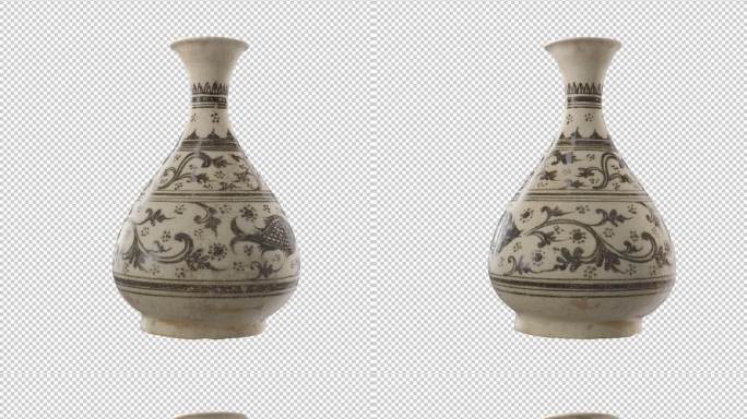 鱼纹 花瓶 瓷器 泰国鱼纹花瓶 陶瓷