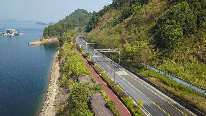 浙江省千岛湖铁人三项自行车竞赛马拉松长跑