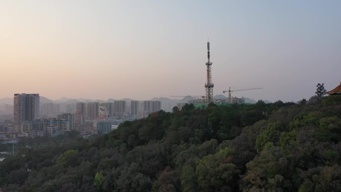 清远市 英德市 龙山公园 航拍  风景