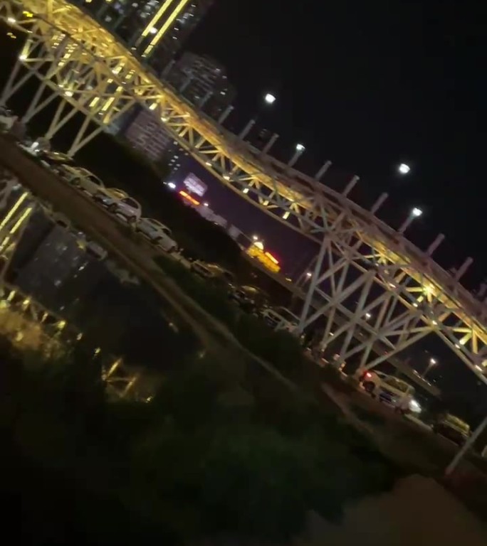 黑夜里一座桥