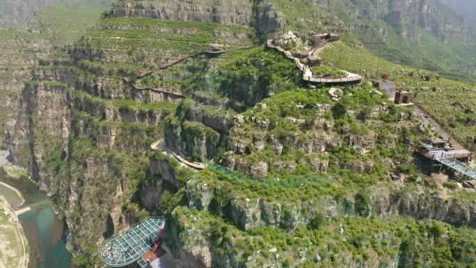 航拍十渡景区