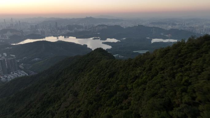 【正版原创】俯冲航拍梧桐山