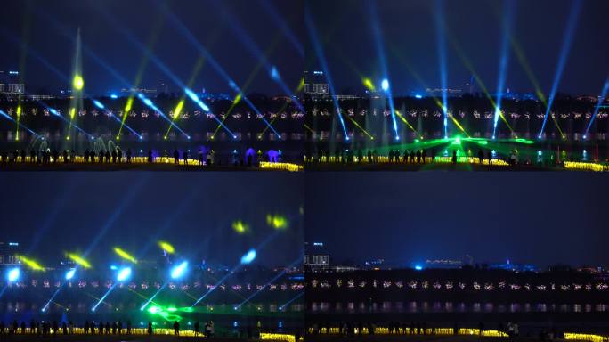 城市音乐喷泉灯光秀丨4K丨原创实拍