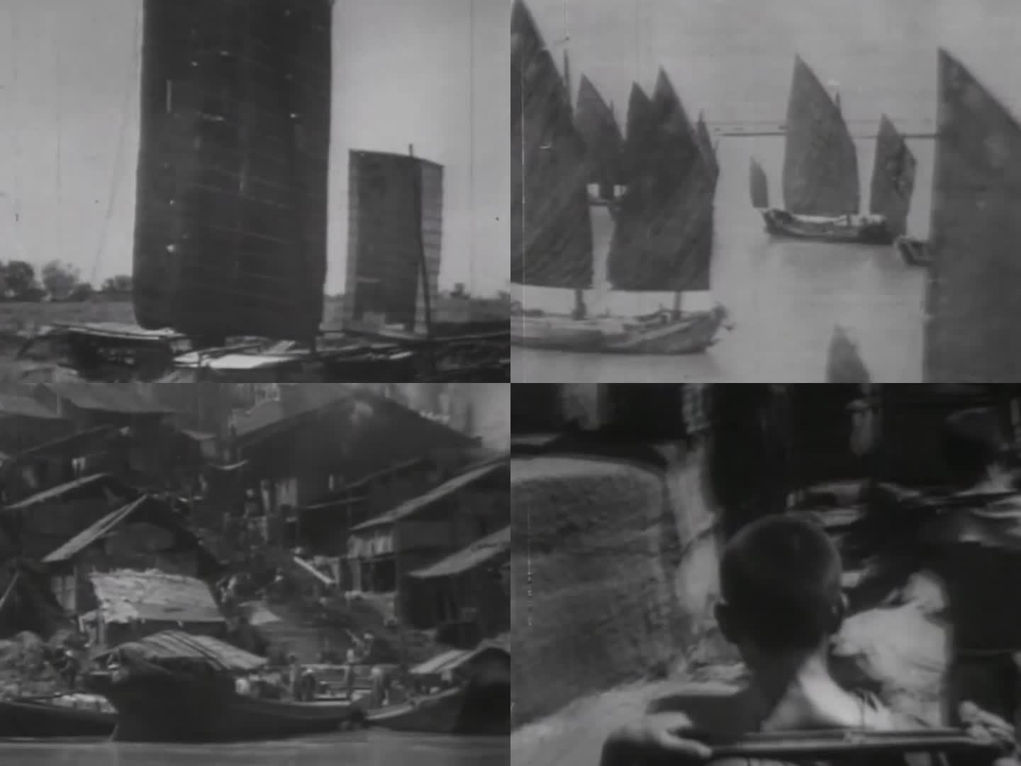 40年代 50年代 帆船 长江运输