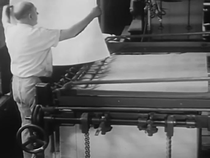 上世纪印刷 印刷车间 印刷出版物