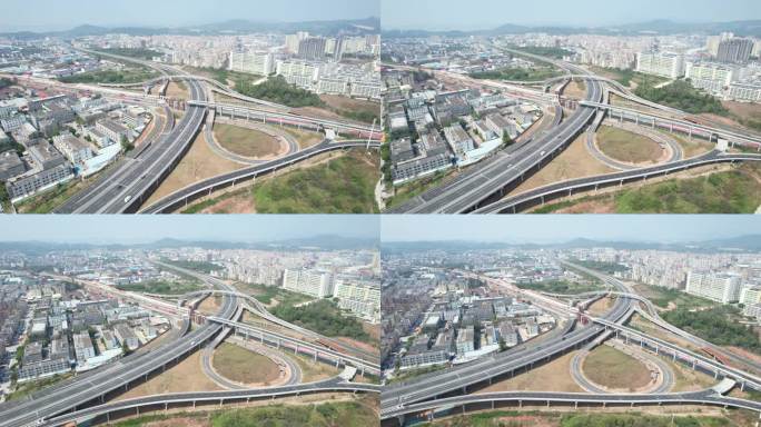 【正版素材】深圳坪山区坑梓全景