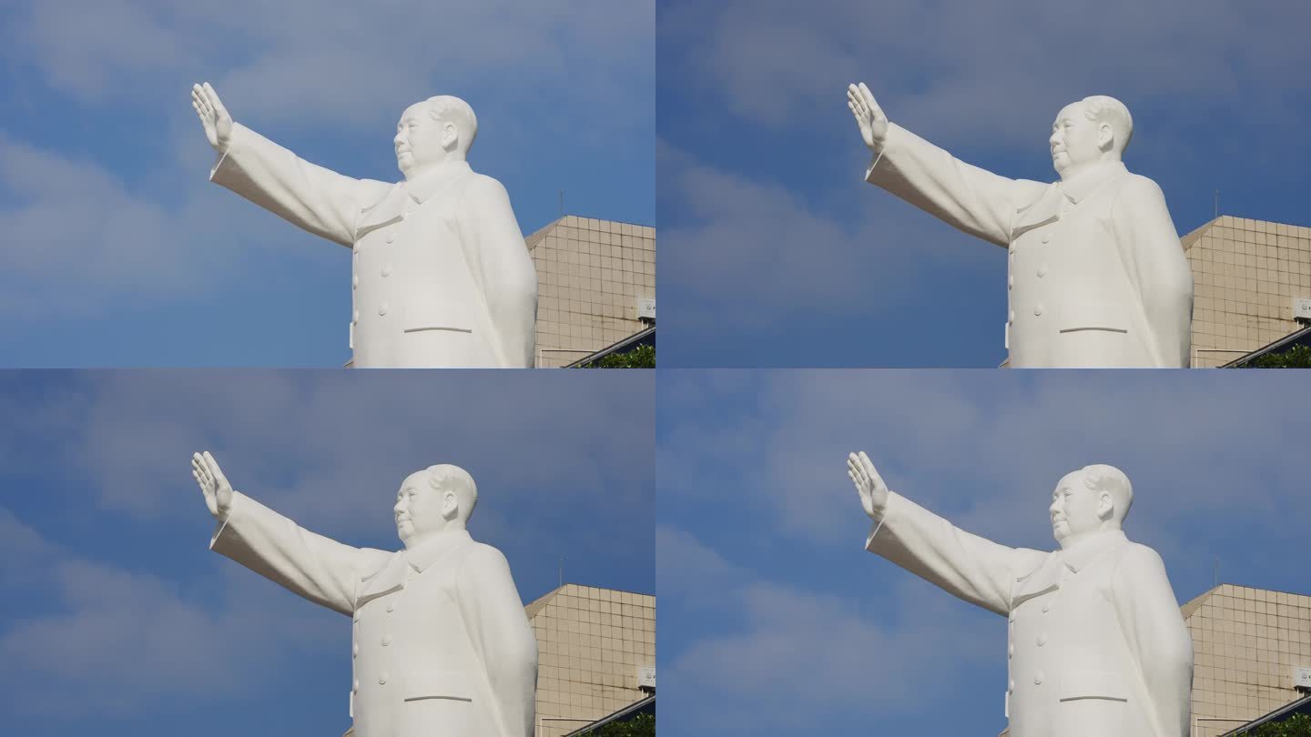 福州五一广场毛主席雕像延时