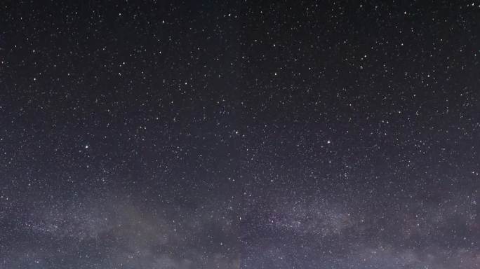 北京不老屯天文台银河星轨延时摄影竖版