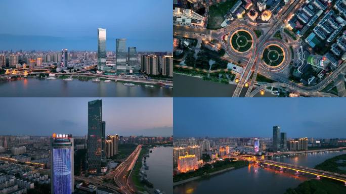 哈尔滨富力中心夜景
