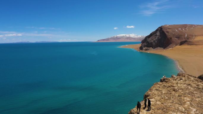 羌塘无人区 高原旅游 水天交接