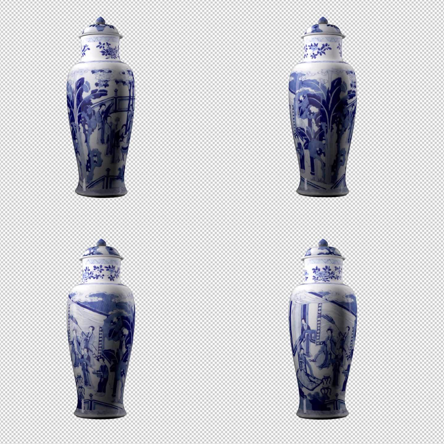 青花瓷 瓷器 罐子 青花 瓶子